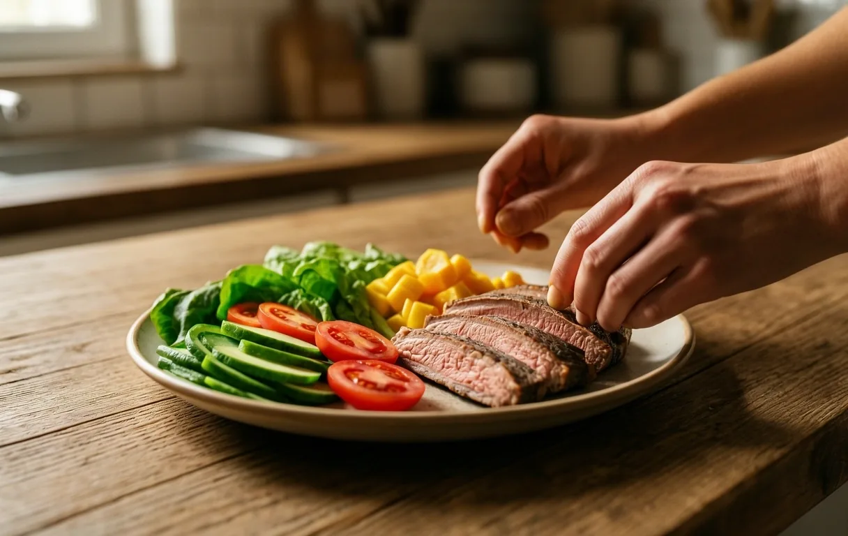 Balanced daily nutrition focus